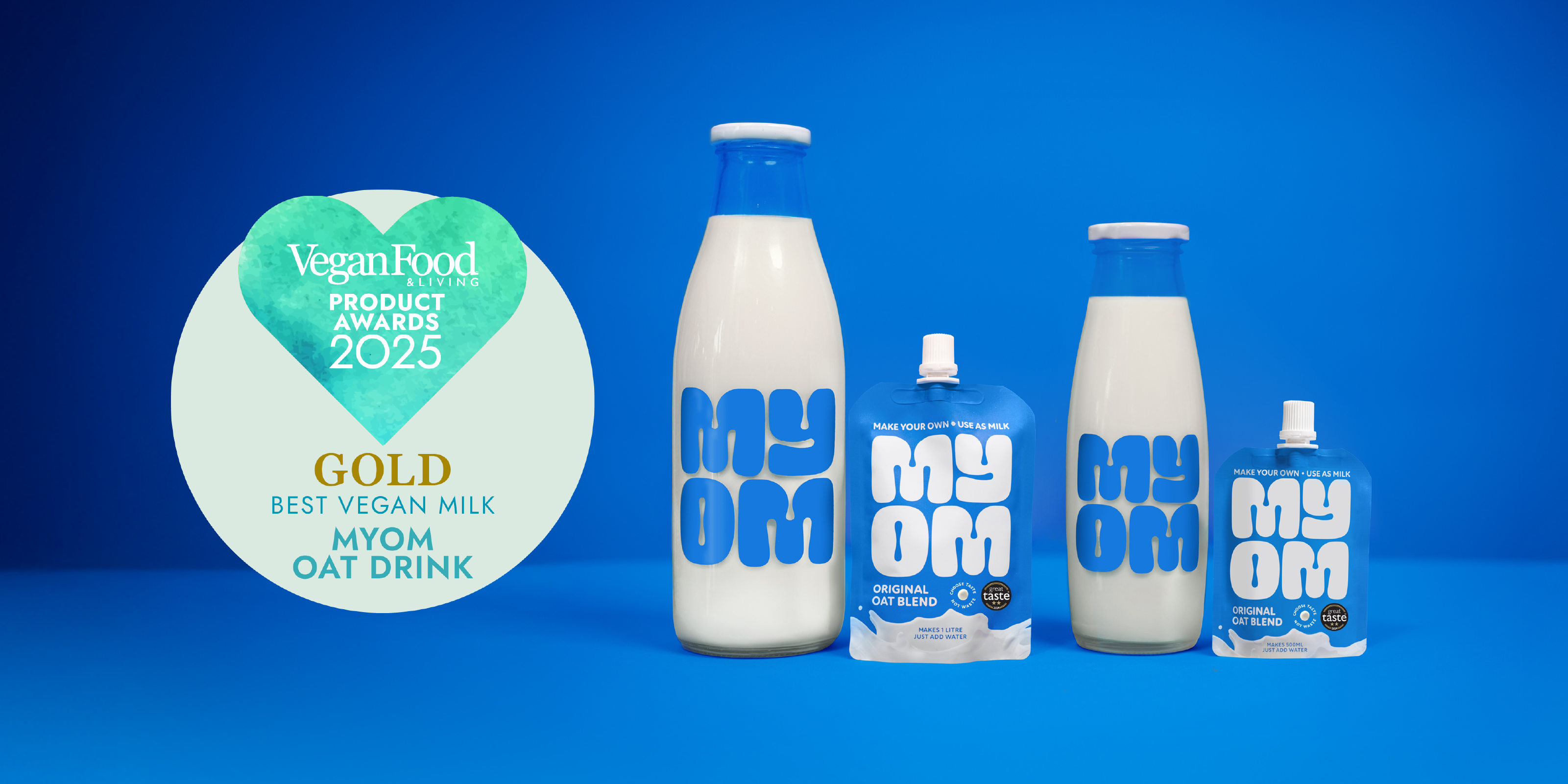 MYOM crowned best vegan milk in the UK
