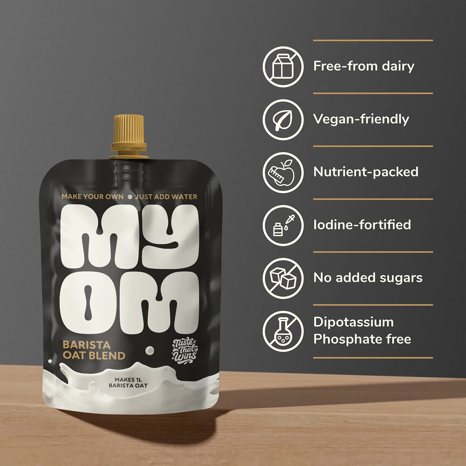 MYOM 1L Barista Oat Drink Premix Multipack