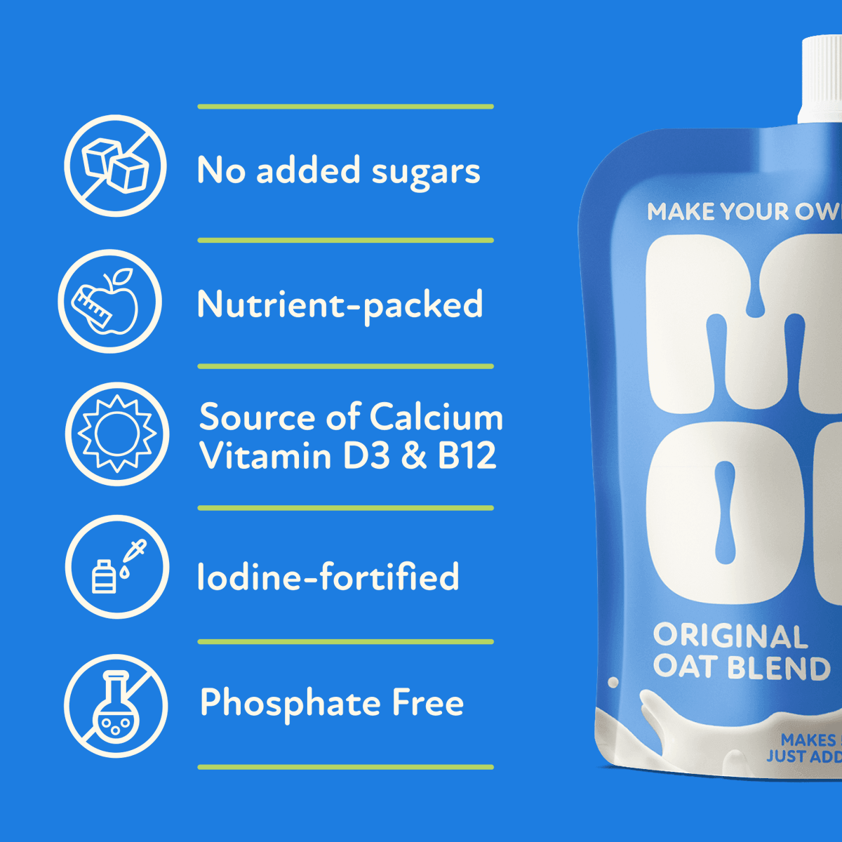 MYOM 1L Original Oat Milk Blend Case - MYOM Shop