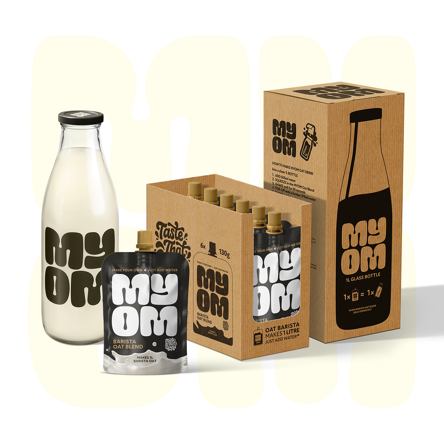 MYOM 1L Barista Oat Milk-Free Drink Everyday Bundle