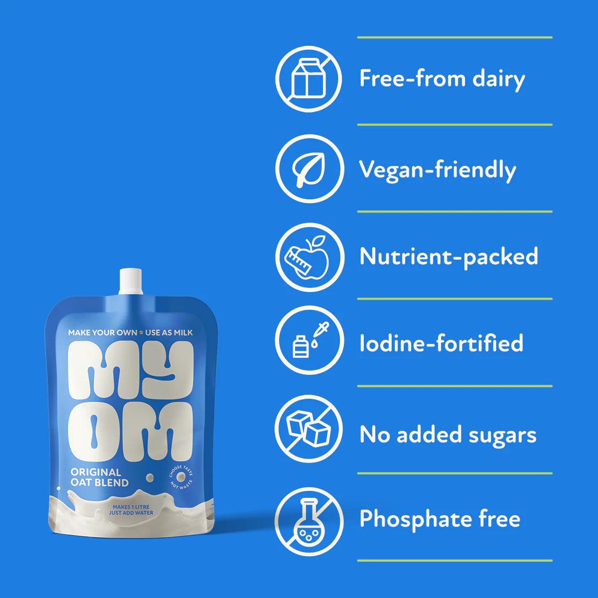 MYOM 1L Original Oat Milk Blend Multipack - MYOM Shop