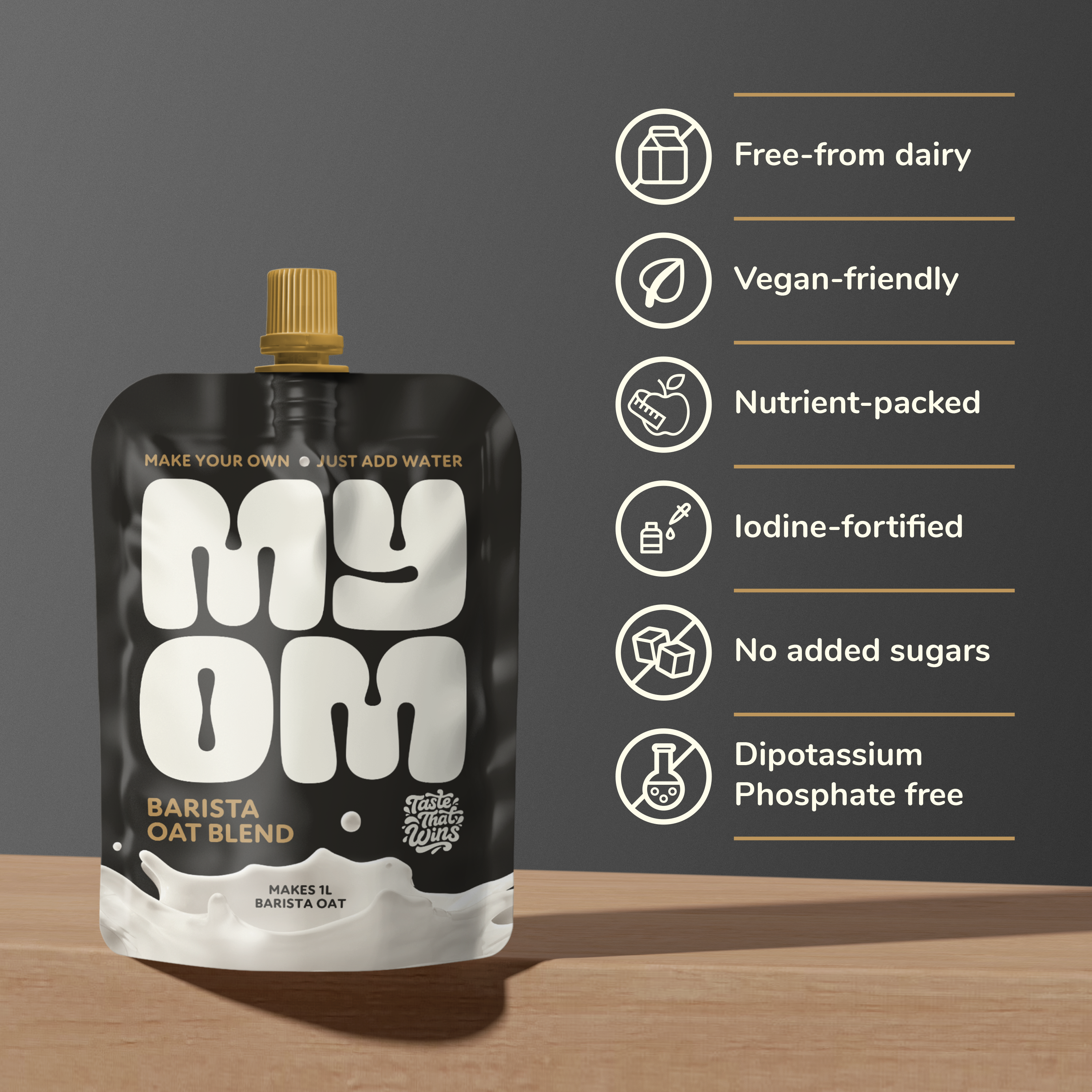 MYOM 1L Barista Oat Milk Multipack