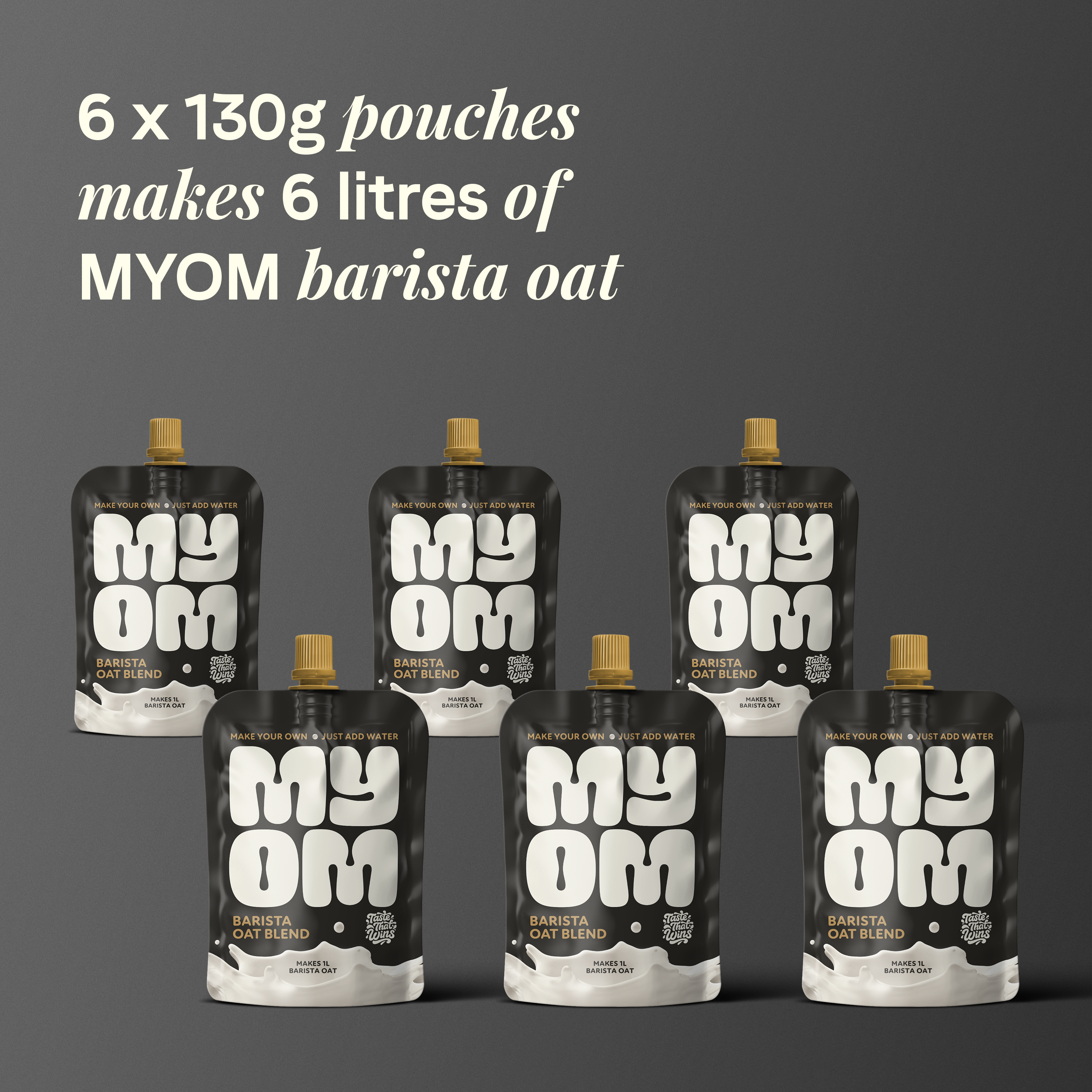 MYOM 1L Barista Oat Milk Blend Case