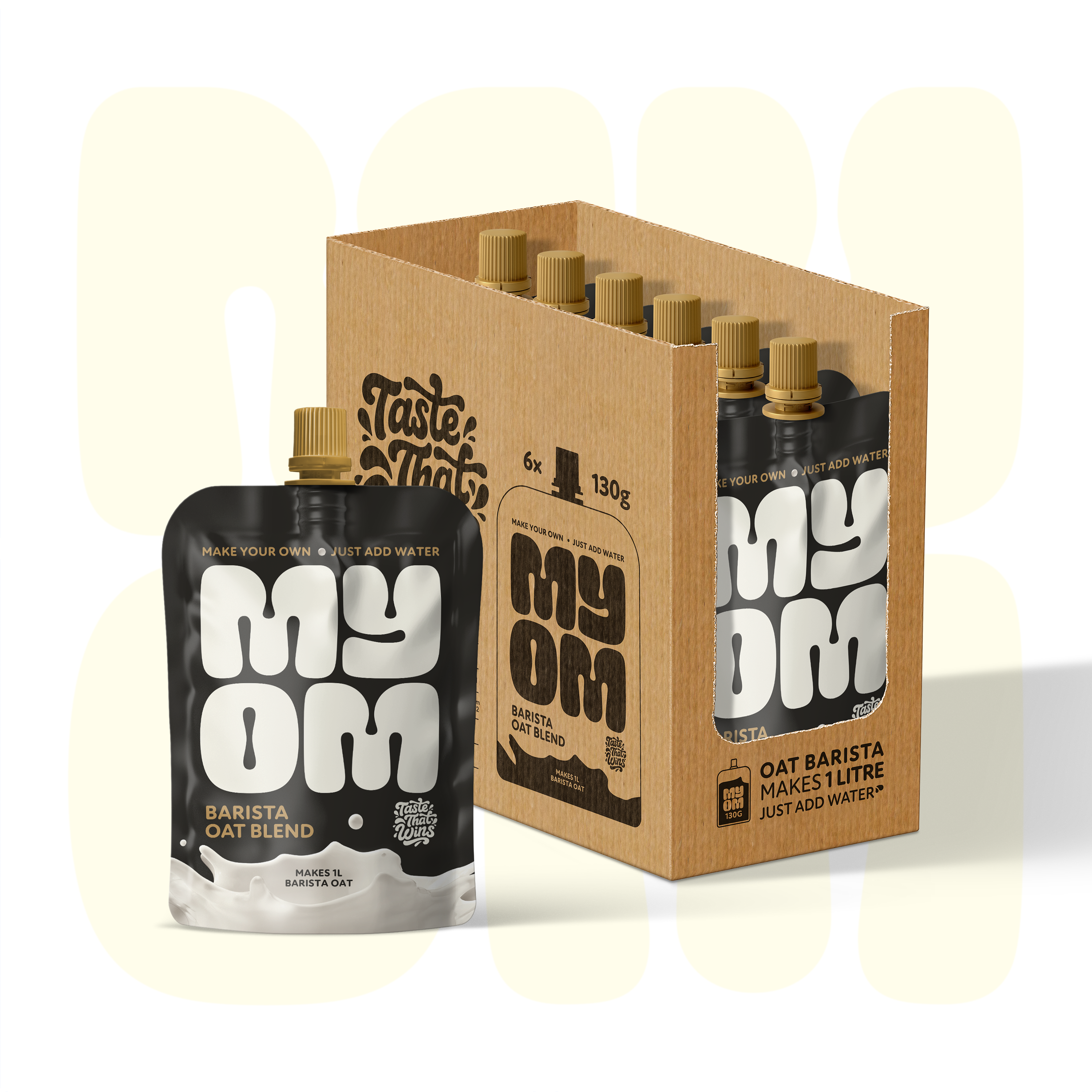 MYOM 1L Barista Oat Milk Multipack