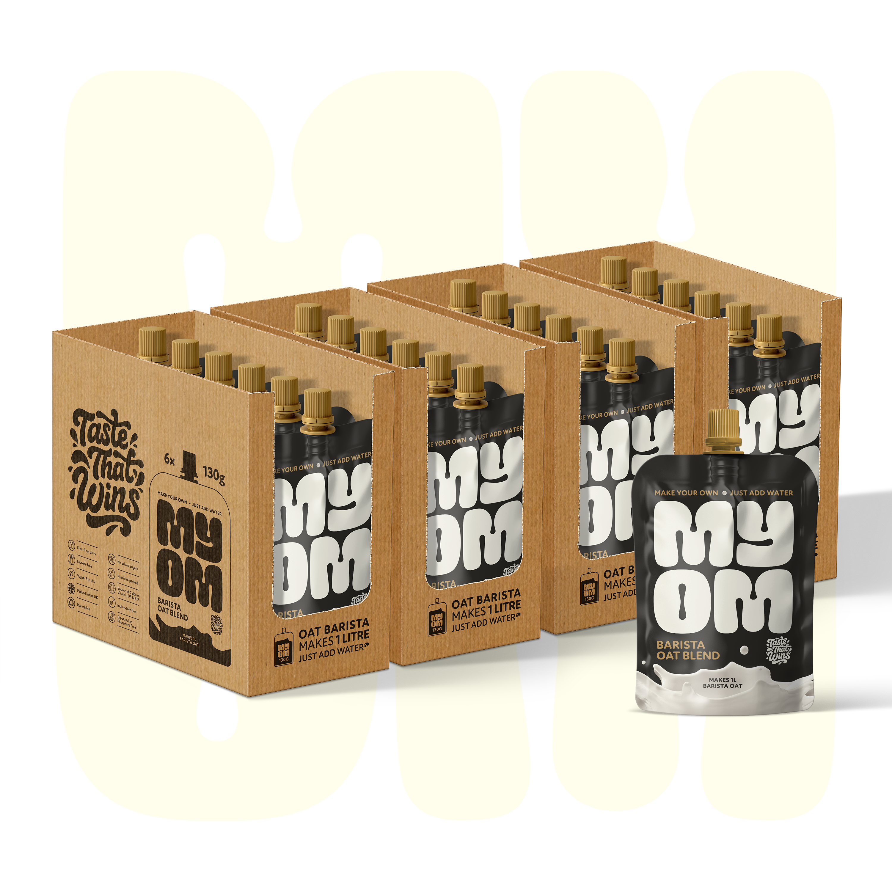 MYOM 1L Barista Oat Milk Blend Case