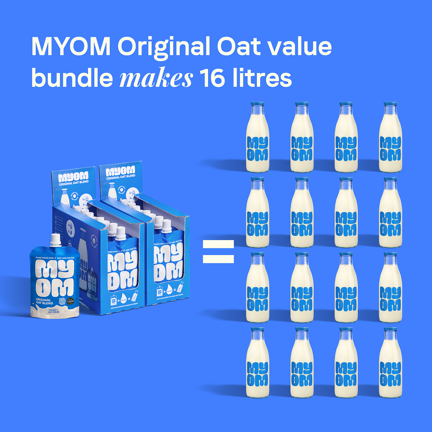 MYOM 1L Oat Milk-Free Drink Value Bundle
