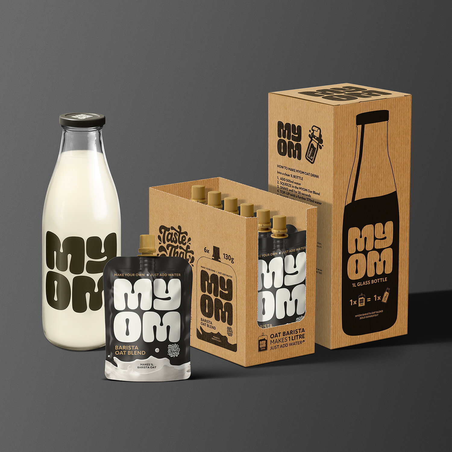 MYOM 1L Barista Oat Milk-Free Drink Everyday Bundle