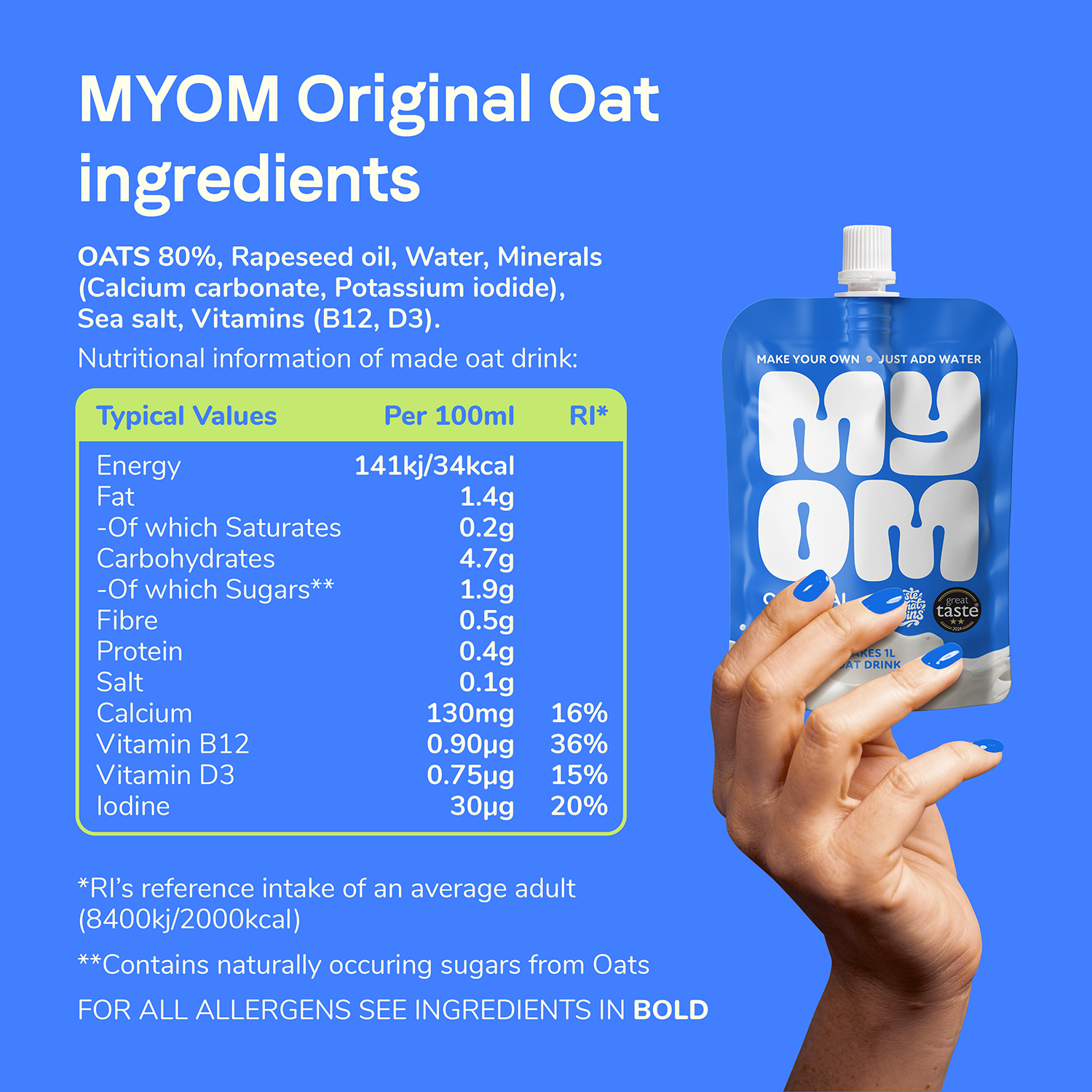 MYOM Original Oat Drink: Starter Bundle