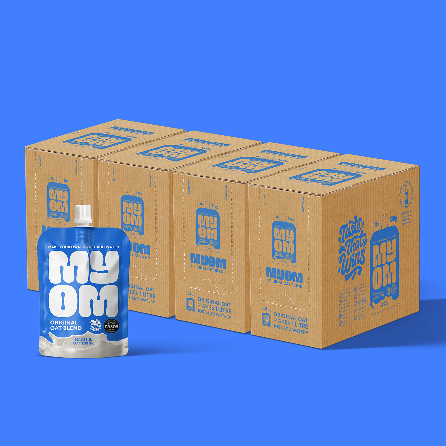 MYOM 1L Original Oat Milk-Free Drink Premix Case