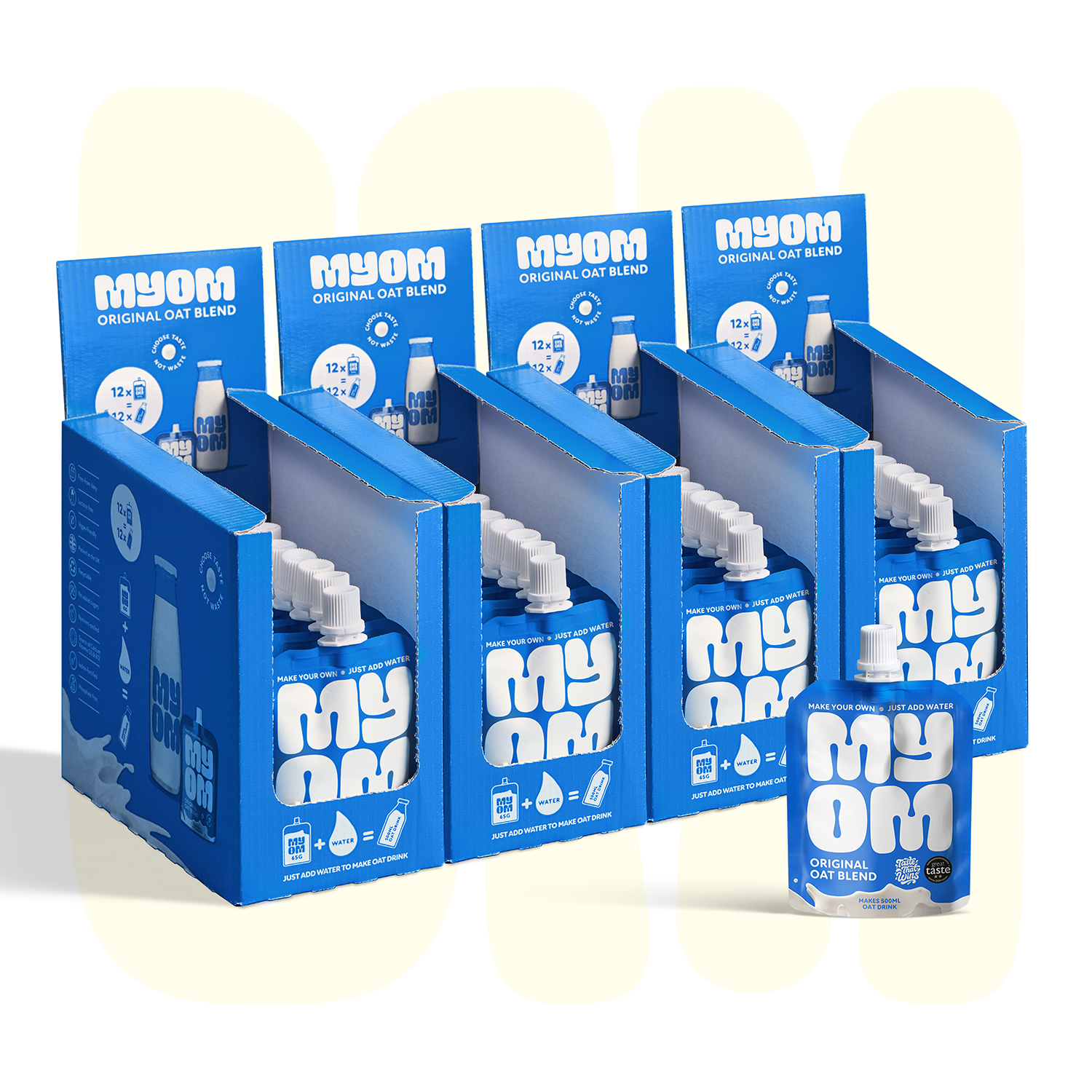 MYOM 500ml Original Oat Milk-Free Drink Premix Case