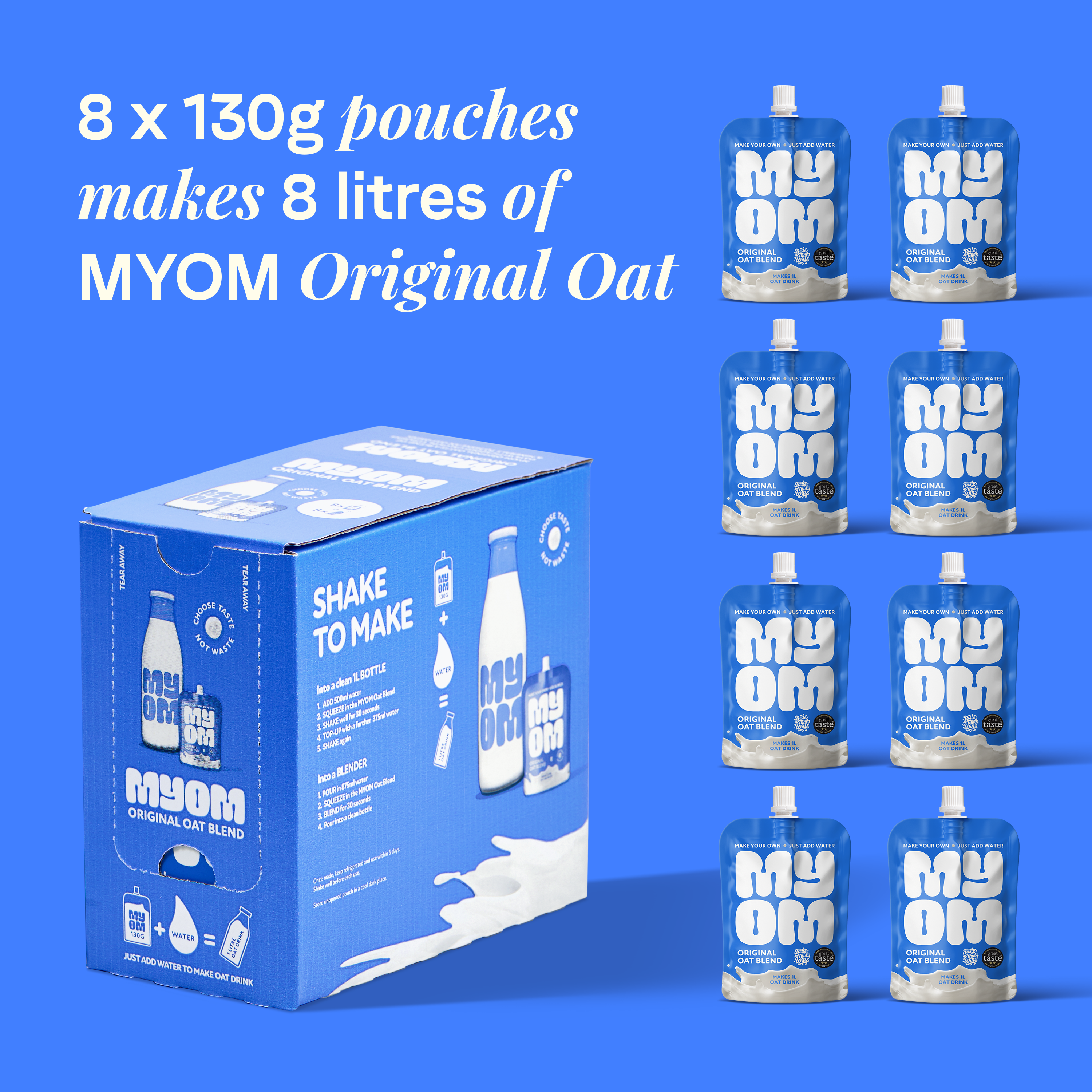 MYOM 1L Original Oat Drink Premix Multipack