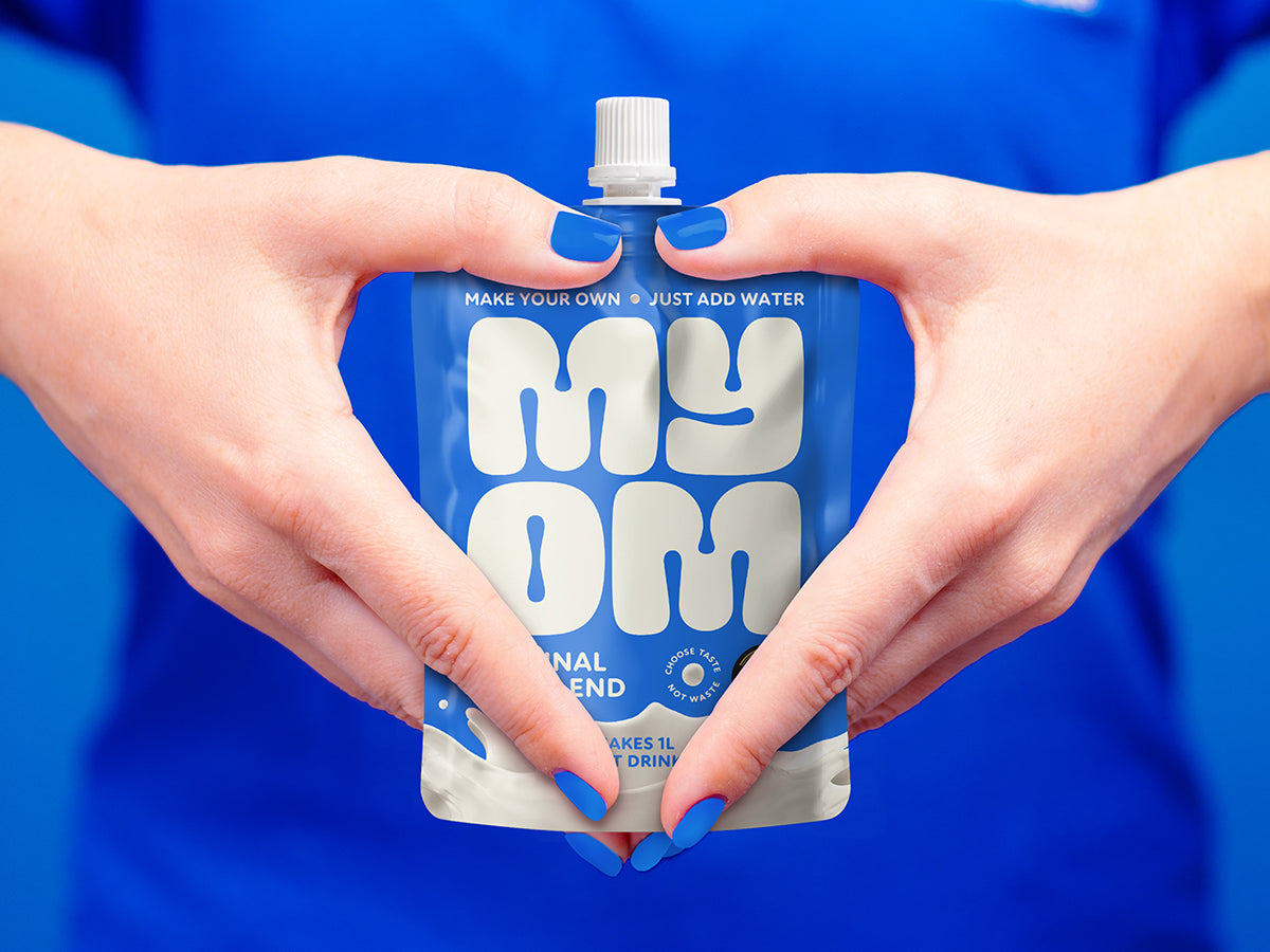 MYOM original oat drink premix pouch – a lighter way to make oat drink, just add water