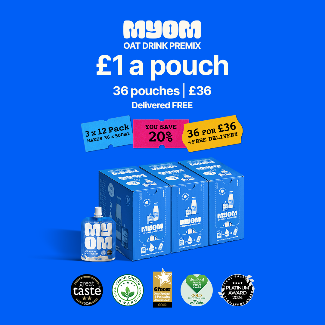 MYOM 500ml Original Oat Milk-Free Drink Premix Multipack