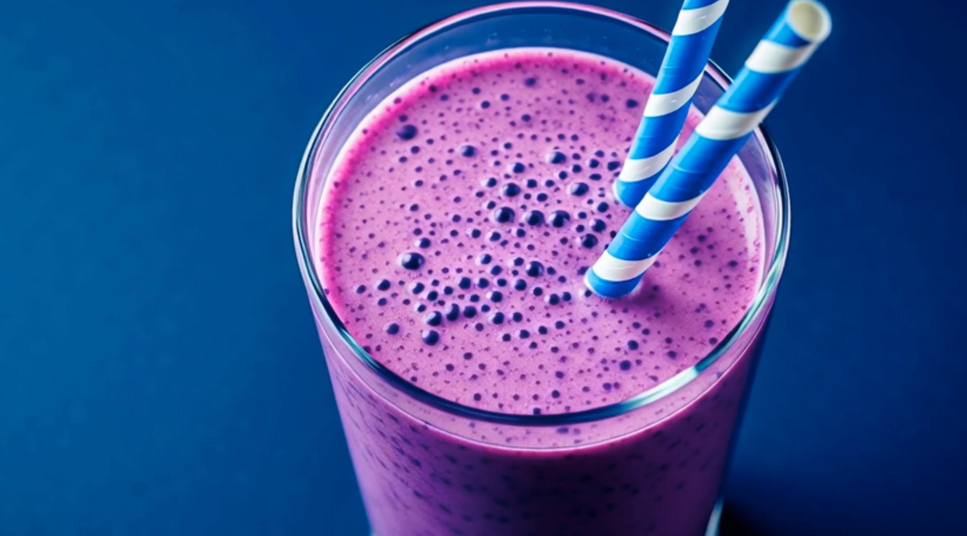 Blueberry Oat Breakfast Smoothie Recipe: High-Protein & Fibre-Rich