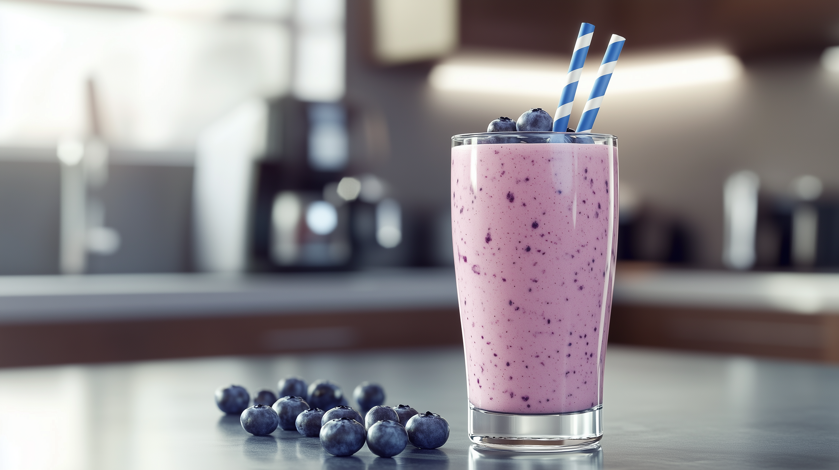 Blueberry Brilliance: MYOM Blueberry Power Oat Milkshake (High Protein + Fibre)