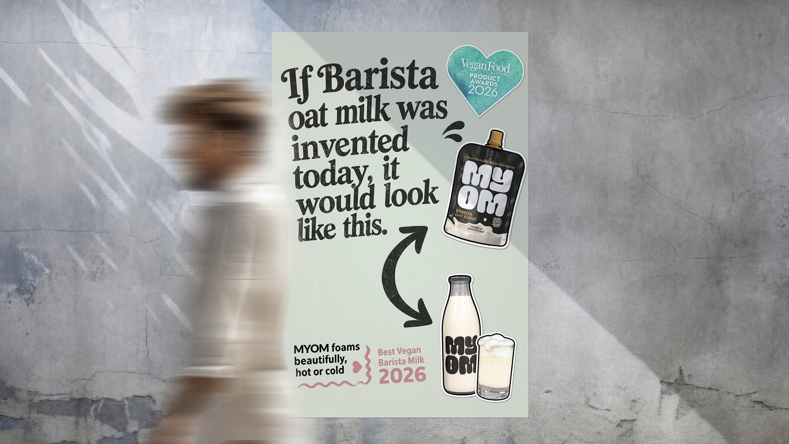 Best Vegan Barista Milk. Best New Product Launch. Why MYOM Is Rethinking Oat Milk.