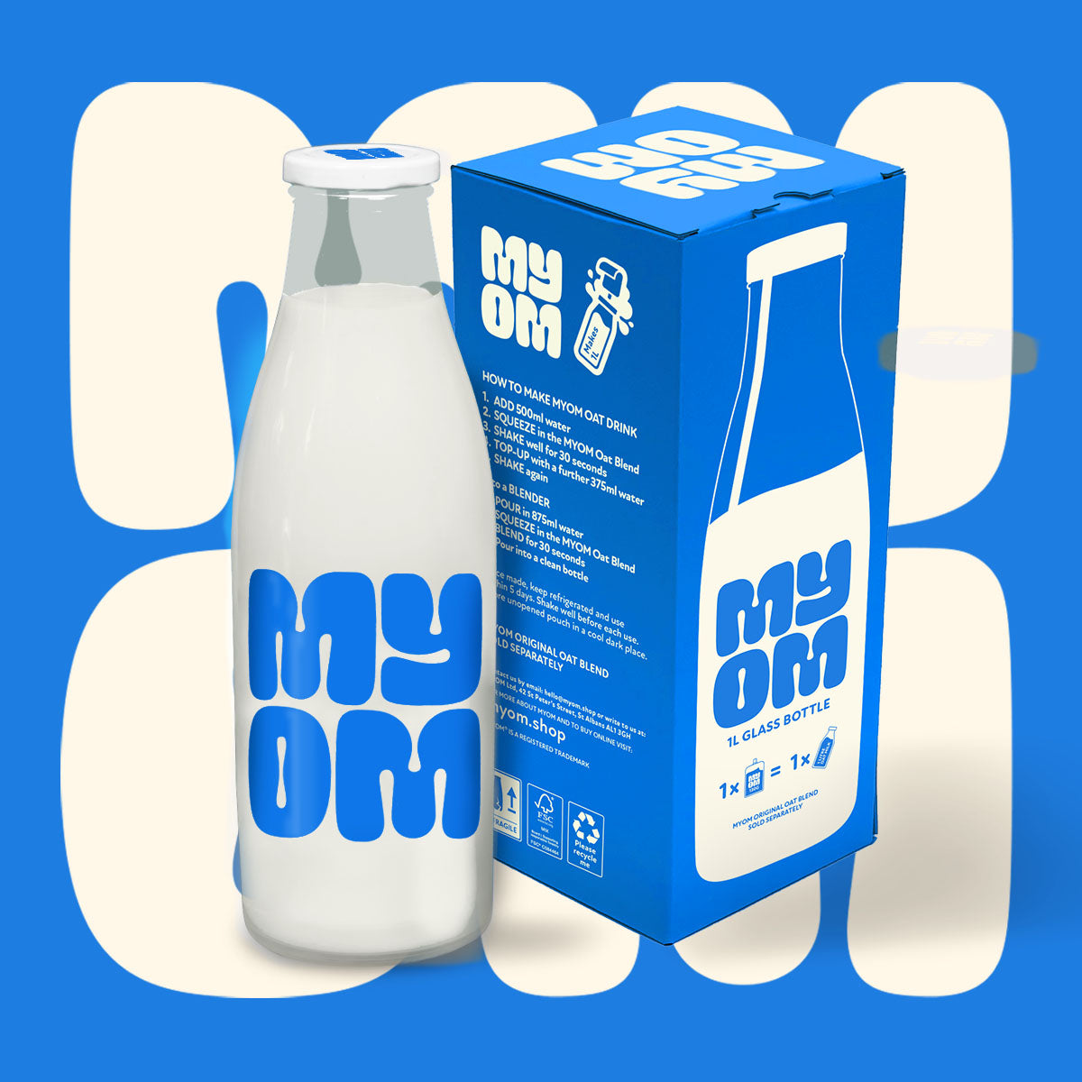 MYOM 1L Glass Bottle - MYOM Shop