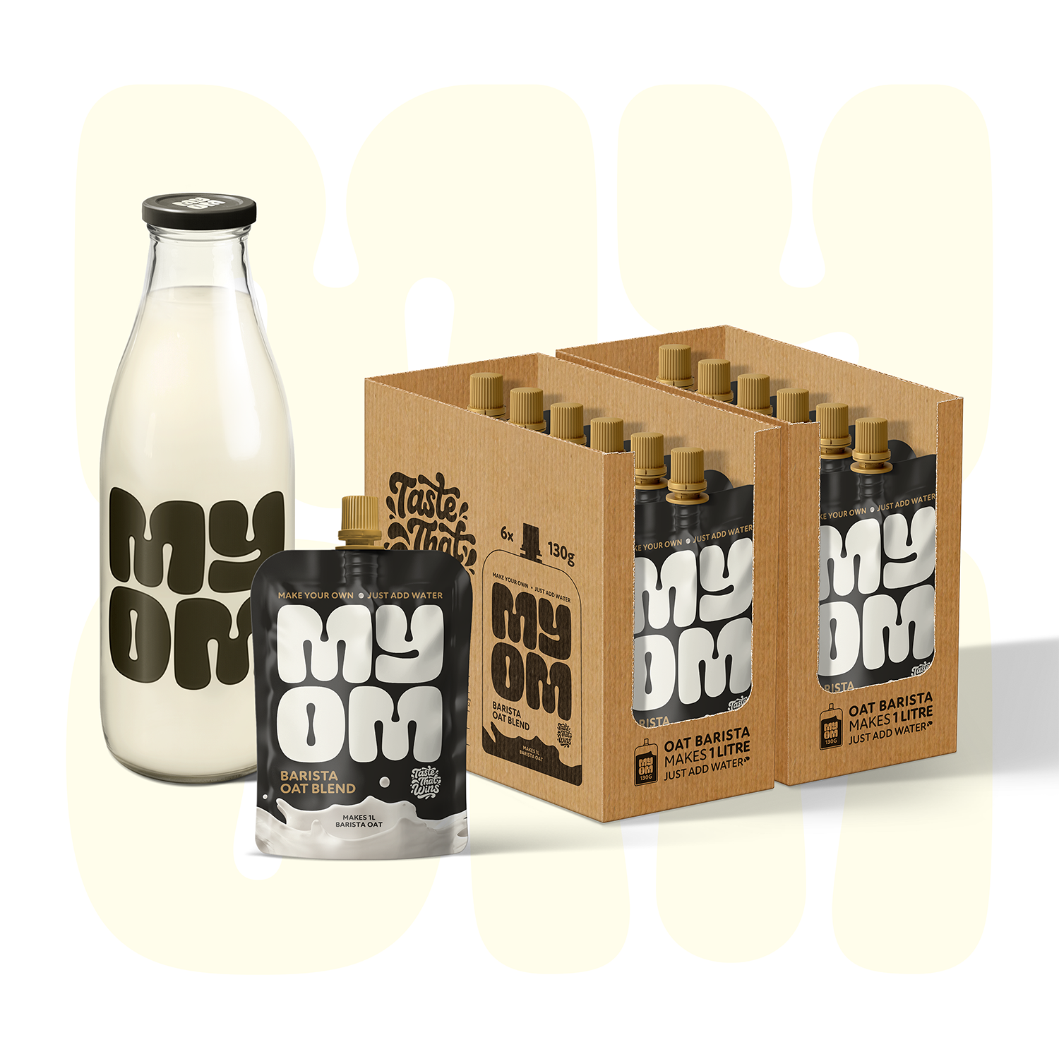MYOM 1L Barista Oat Drink Value Bundle