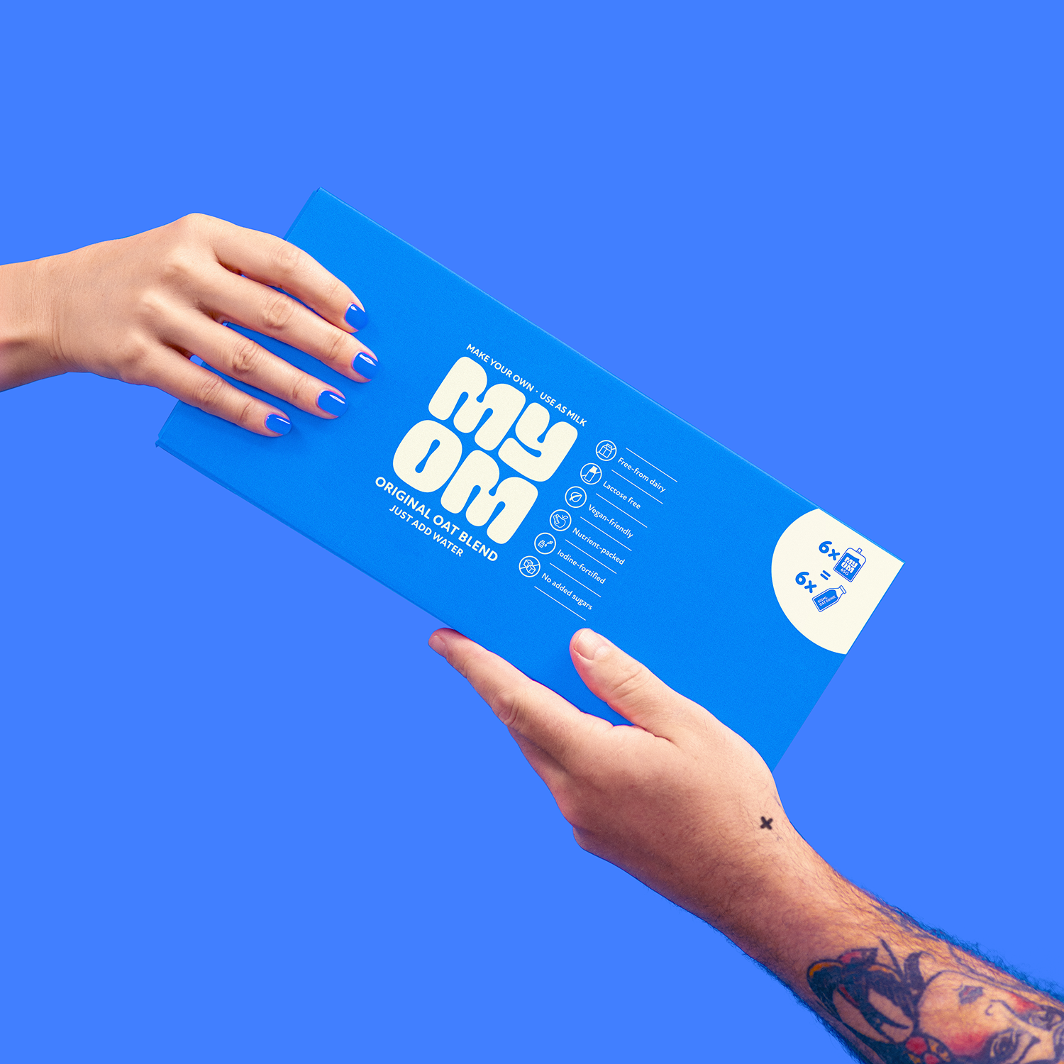 MYOM 500ml Original Oat Milk-Free Drink Premix Pack