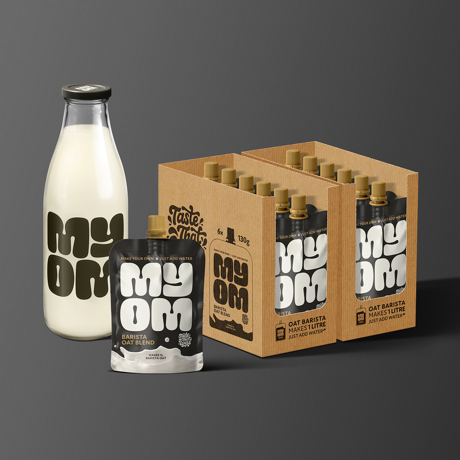 MYOM 1L Barista Oat Drink Value Bundle