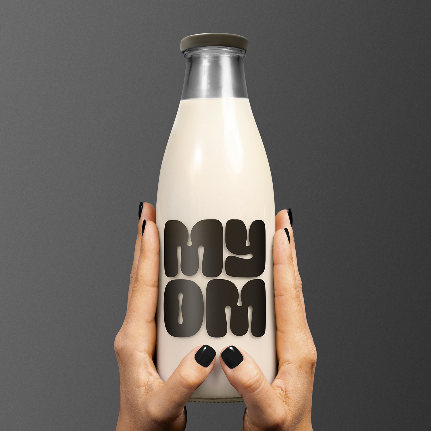 MYOM 1L Barista Oat Milk Bottle