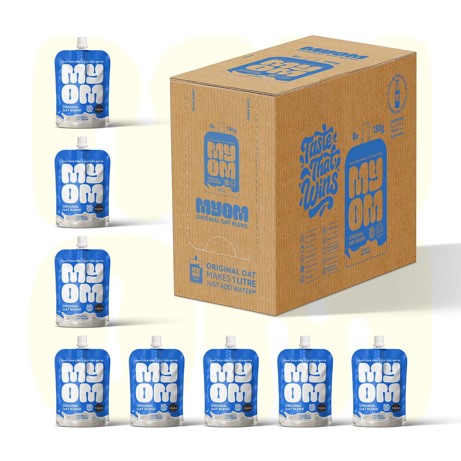 MYOM 1L Original Oat Milk-Free Drink Premix Multipack