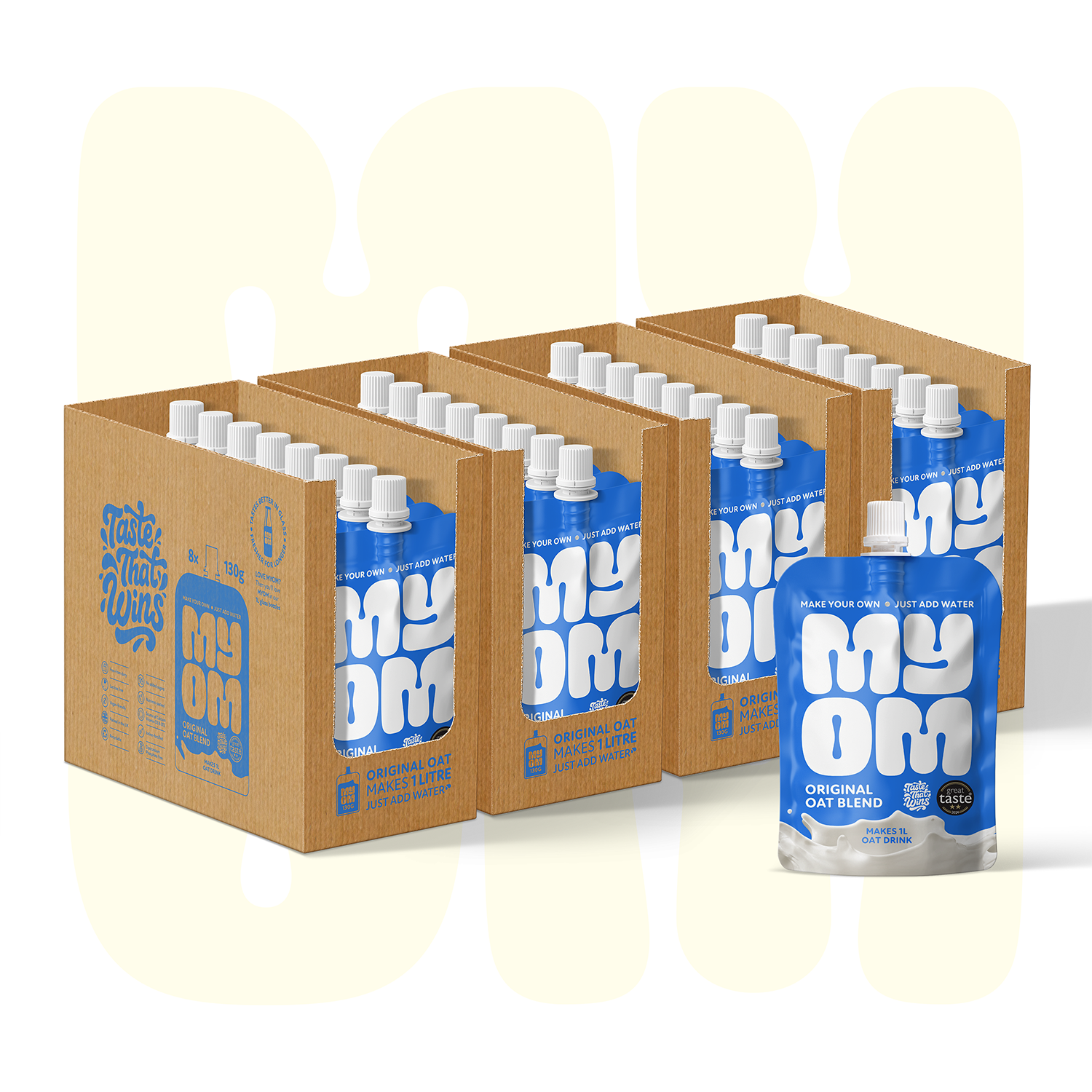 MYOM 1L Original Oat Milk-Free Drink Premix Case