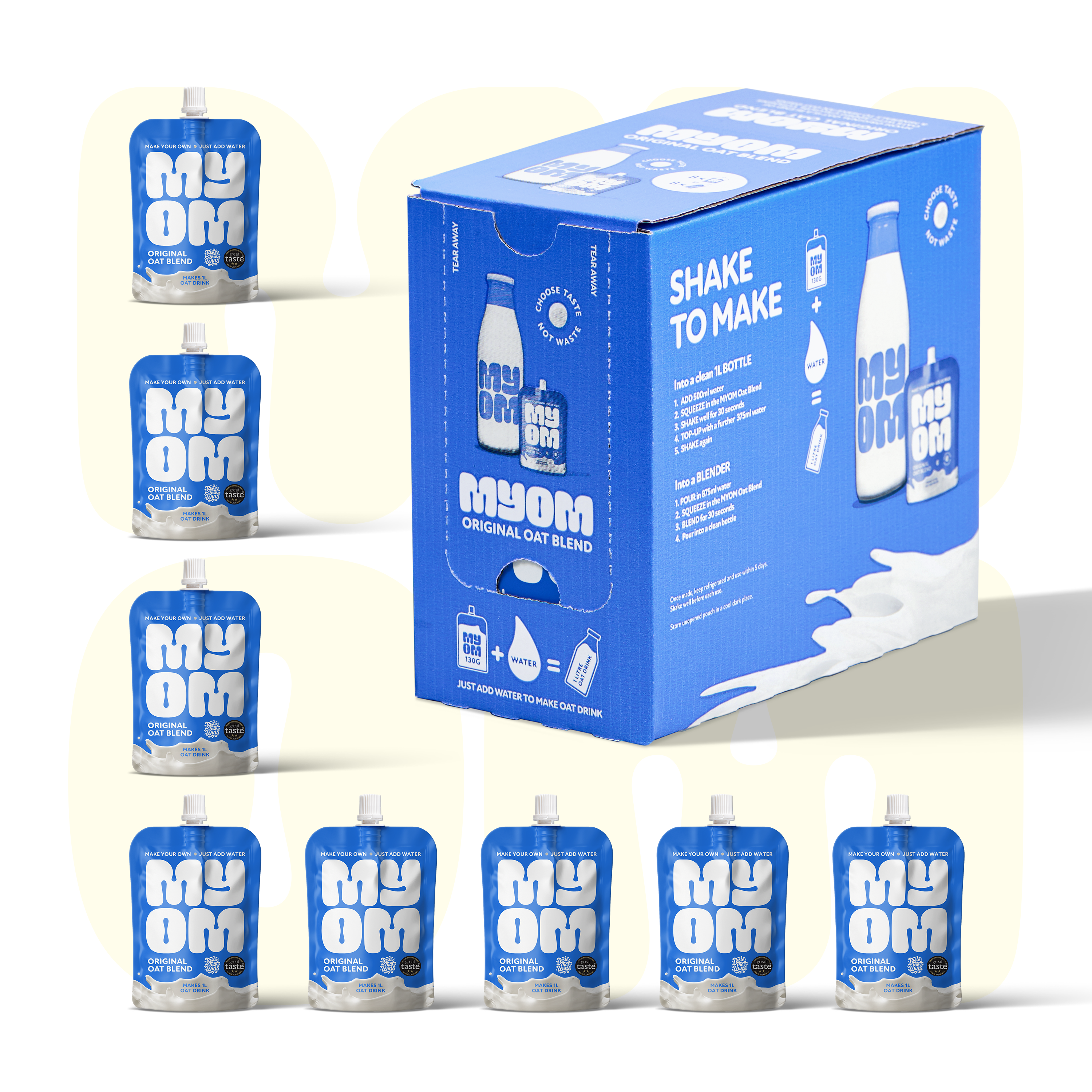 MYOM 1L Original Oat Drink Premix Multipack