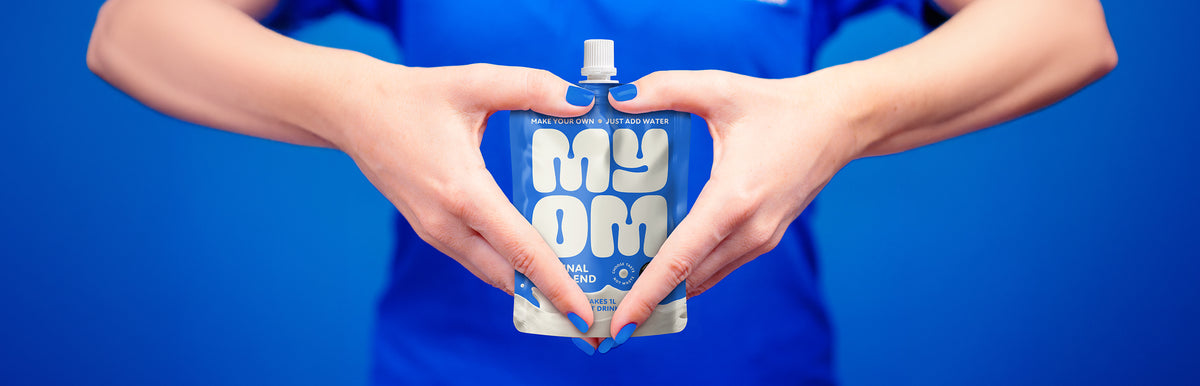 MYOM original oat drink premix pouch – a lighter way to make oat drink, just add water