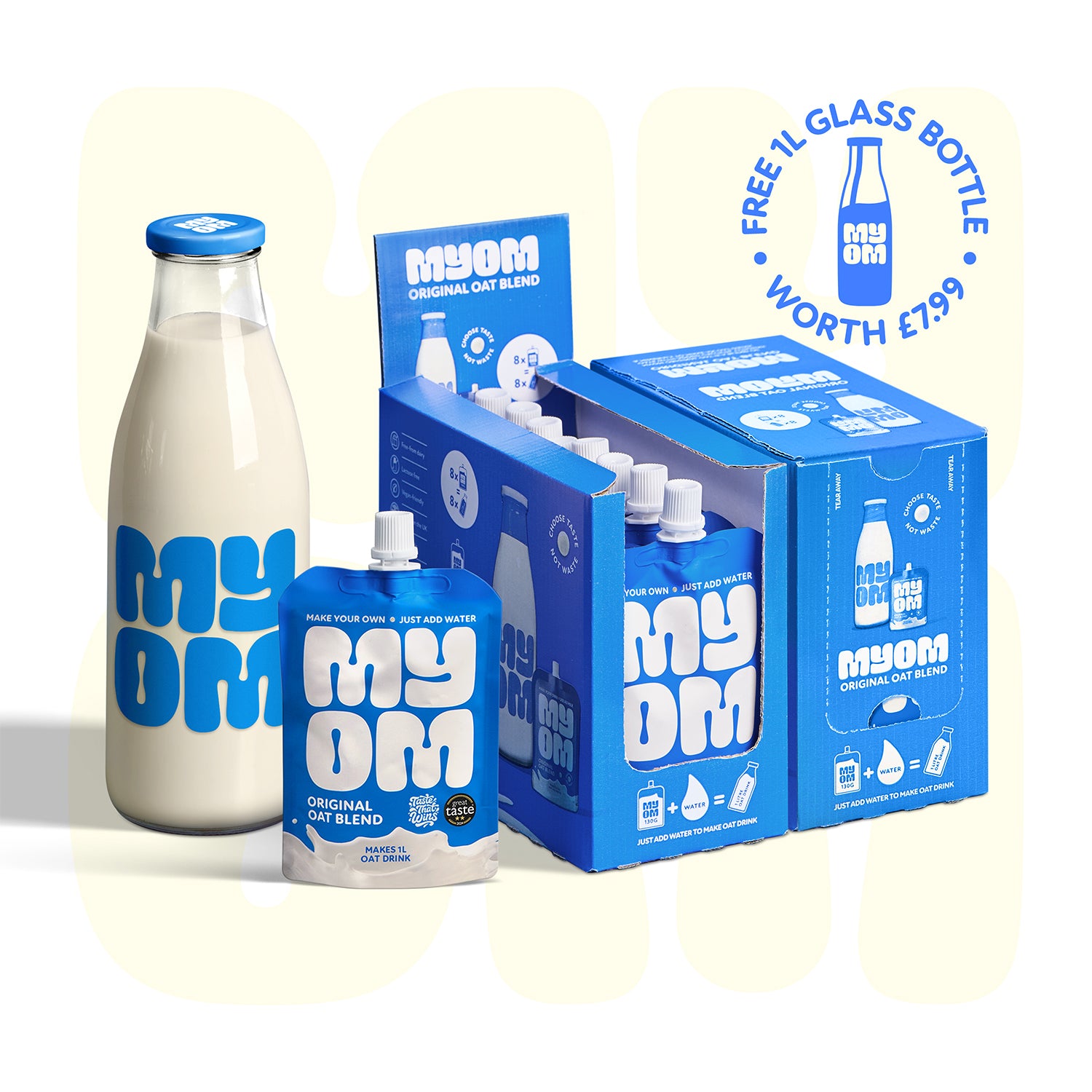 MYOM 1L Oat Milk-Free Drink Value Bundle